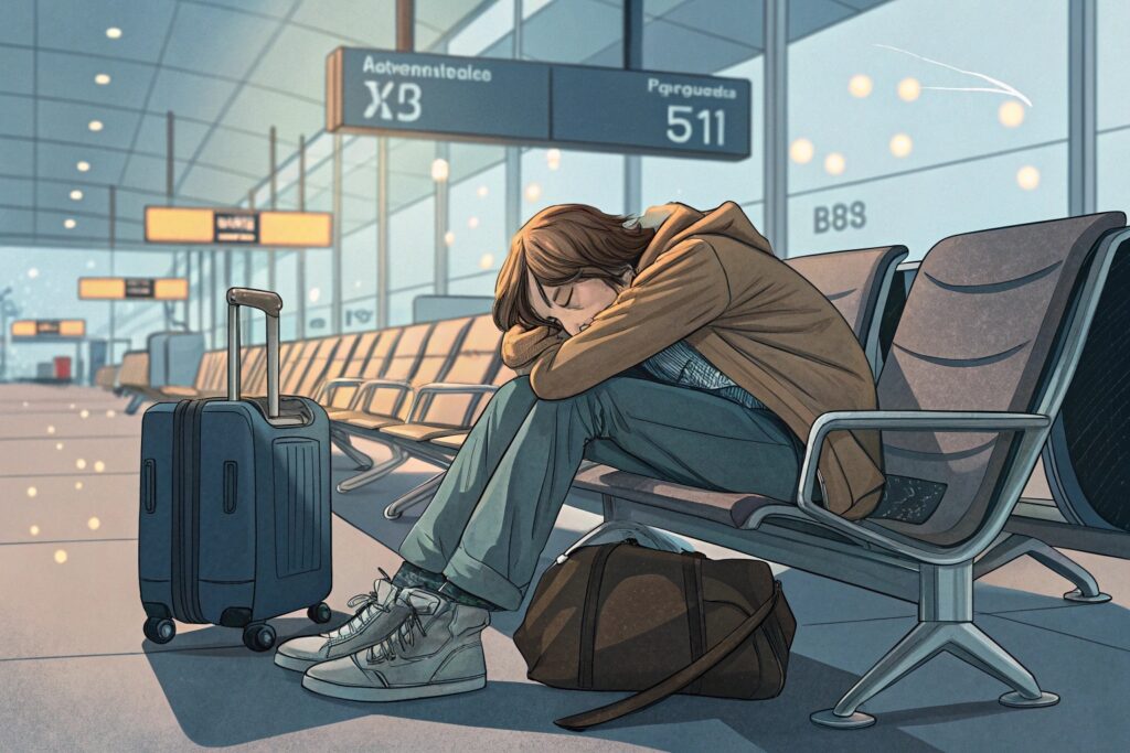 Dormir à l’aéroport : astuces, règles et bons plans pour survivre aux longs transits