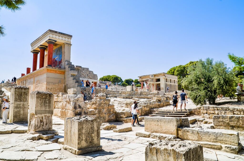 Palais de Knossos en Crète