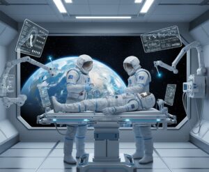 Rapatriement médical dans l'espace