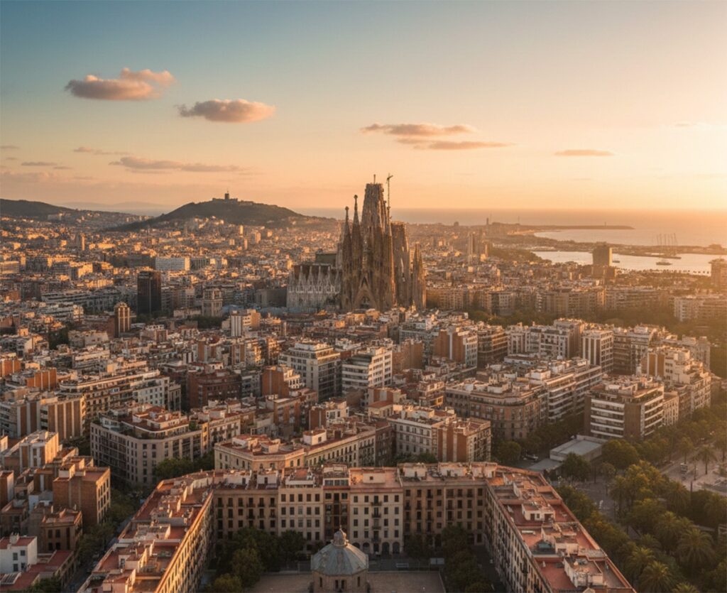 Barcelone en été